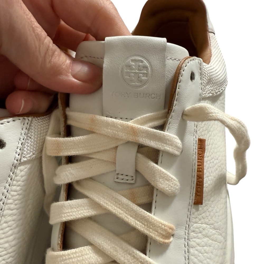 Tory Burch Ladybug sneakers. SZ 7M white - Picture 7 of 14